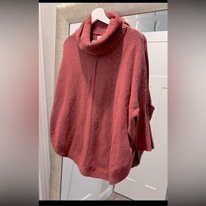 Loft Poncho style sweater size Small